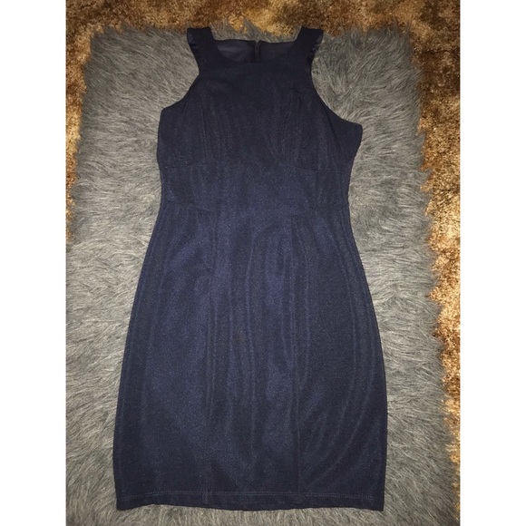 Navy Racer Back Dress 🌃 - Picture 3 of 8